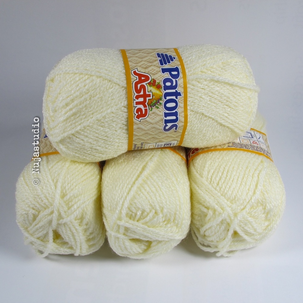4 Patons Astra Knit Crochet Yarn Aran